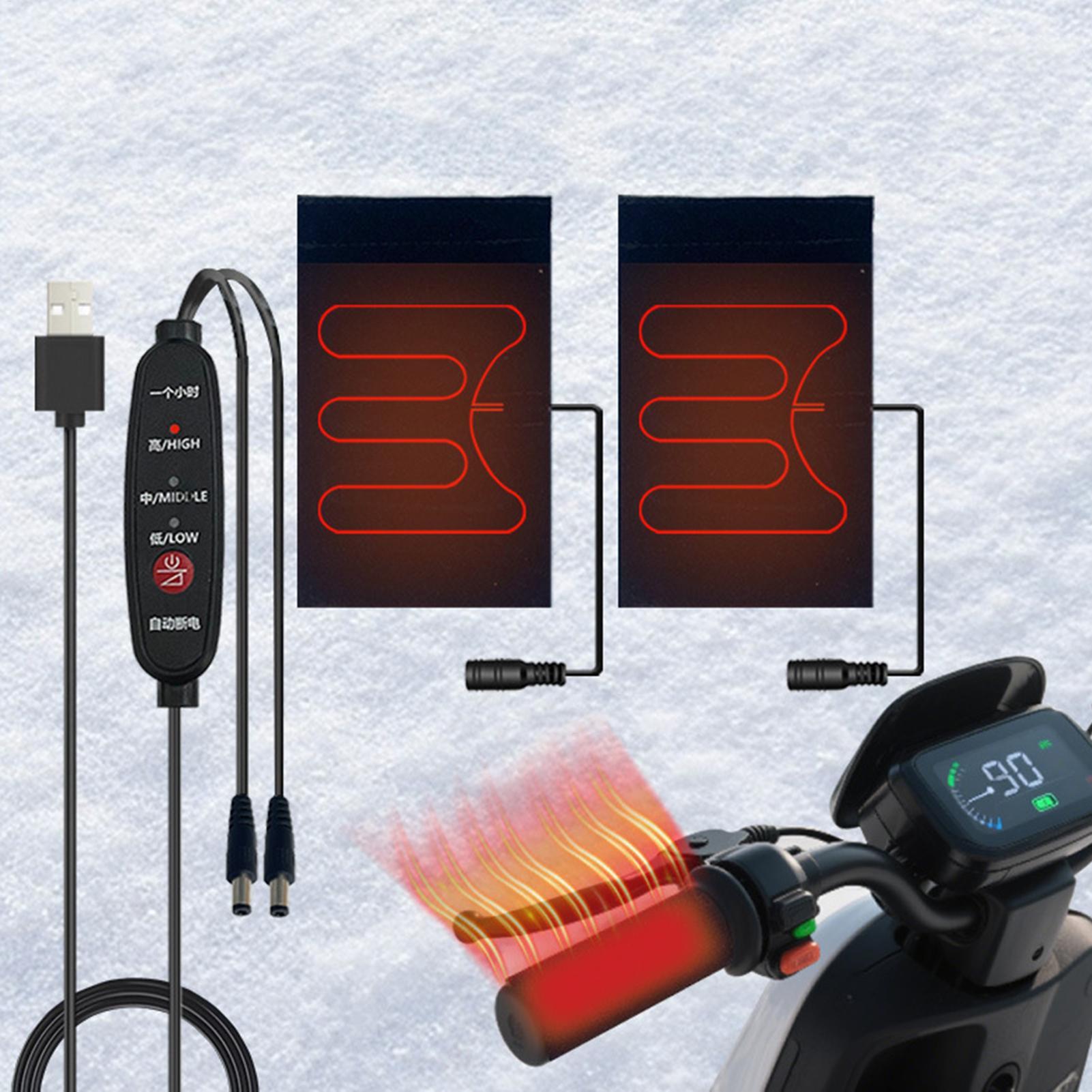Handlebar Grip Heated - Gidon Tutma Yeri Isıtıcı 5V Gidon