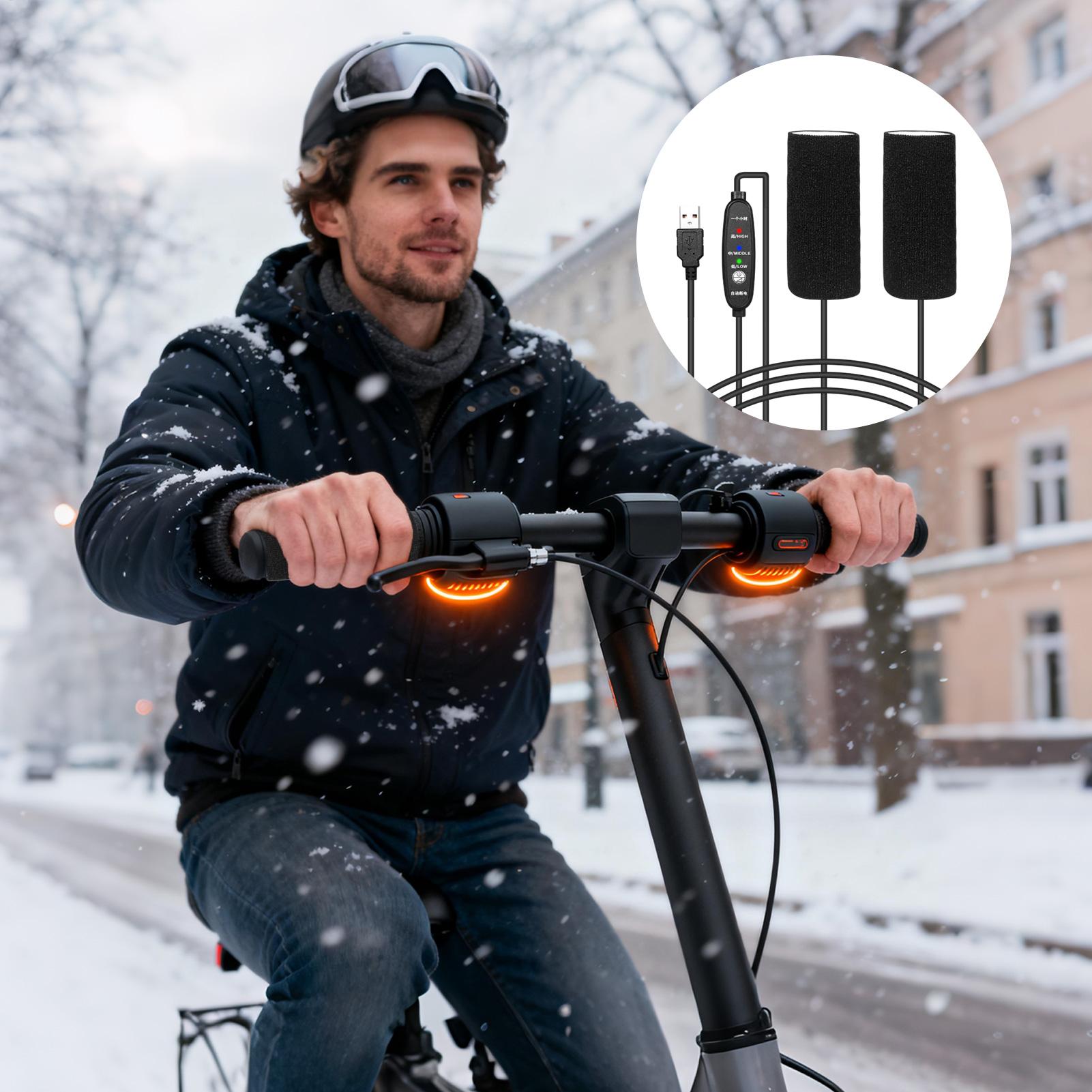Handlebar Grip Heated - Motosiklet ısıtmalı elcikler 3 sıcaklık 5V