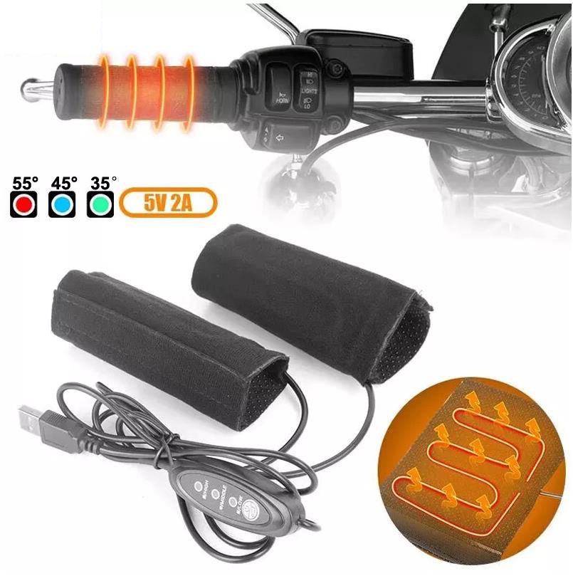 5V 2A Motosiklet Isıtmalı Elci - Handlebar Grip Heated incelemesi ve fiyatı